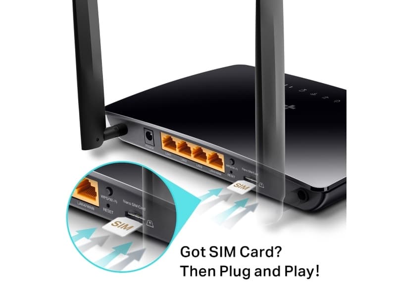 Tplink Tl-Mr6400 300 Mbps Wireless N 4G Lte Router image 3