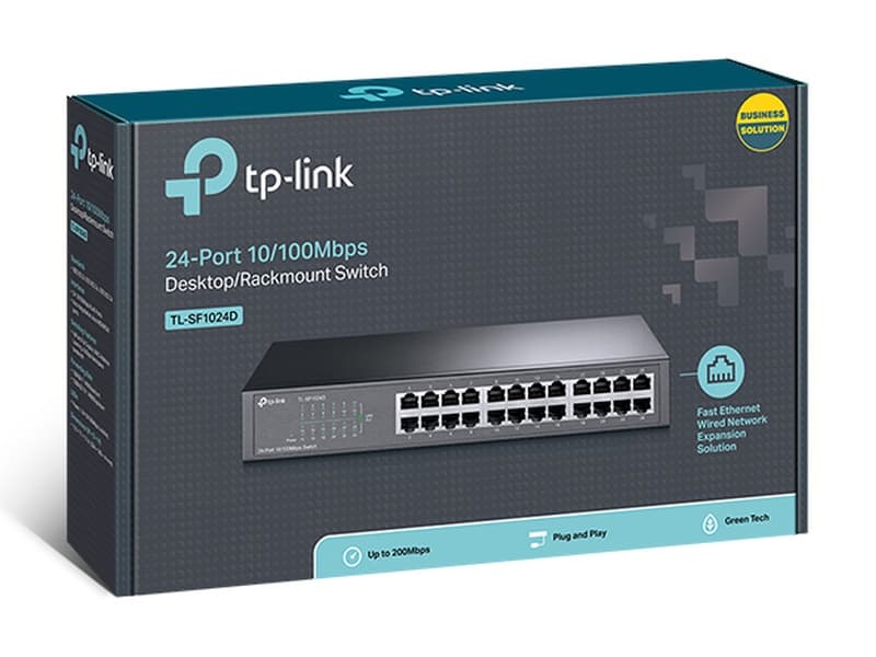 Tplink 24-Port Rackmount Switch (Tl-Sf1024D)